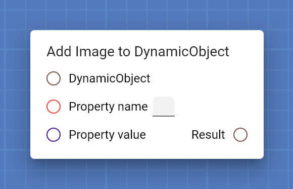 "Add Image to DynamicObject" card