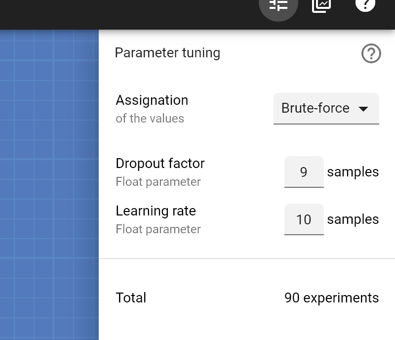 Parameter tuning