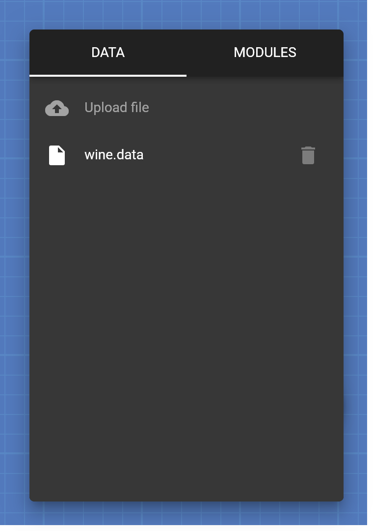 Data tab